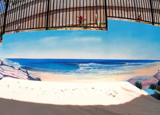 Kindy kids sydney - sand pit beach scene
