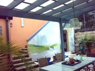 Malouf estate - mural start