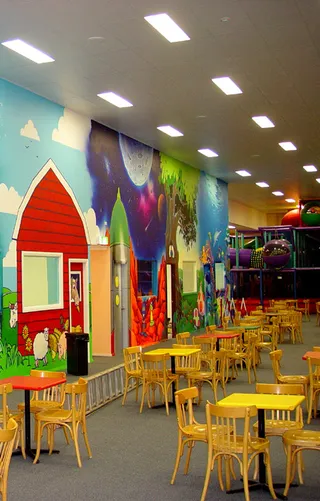 The wiggles playcentre mural
