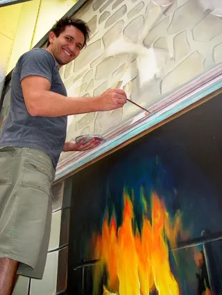 Wizzy world - castle fireplace